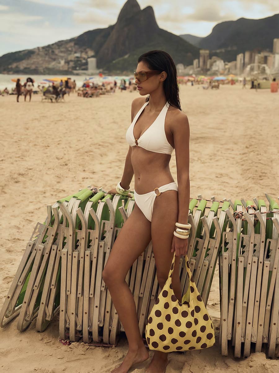 Malibu Mood Bikini Top – Coconut Milk