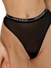 Sweet Trouble String Briefs – Black Magic