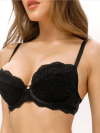 Sweet Trouble Push Up Bra – Black Magic