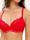 Sugar & Lace Soft Cup Bra – Red Cherry