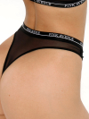 Sweet Trouble String Briefs – Black Magic