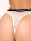 Sweet Trouble String Briefs – Pure White